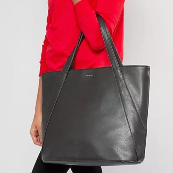 Matt & Nat Jasmine Classic Black Shoulder Bag - Picture 1 of 13